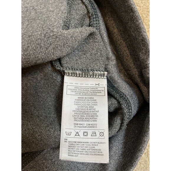 Reebok Hoodie Mens/ Teenagers Gray Printed Logo Speedwick Pull Over Jumper Sz S‎ - Picture 6 of 13